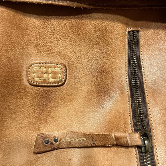 Bed Stu Howie Backpack Tan Rustic distressed leather EUC - Picture 3 of 10
